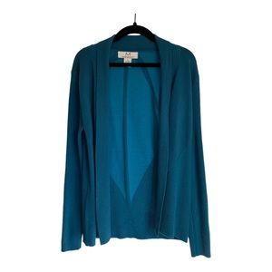 ✨Magaschoni✨Teal Open Front Sweater Size S